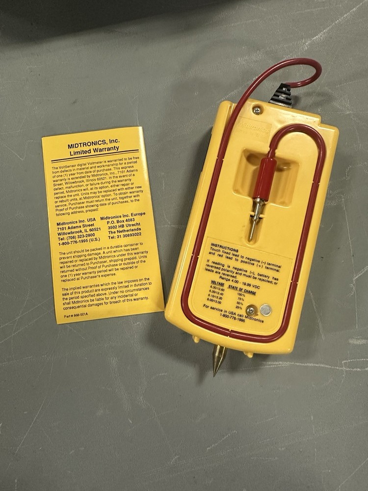 Midtronics VS20 Digital Voltmeter Battery Tester VoltSensor Tool