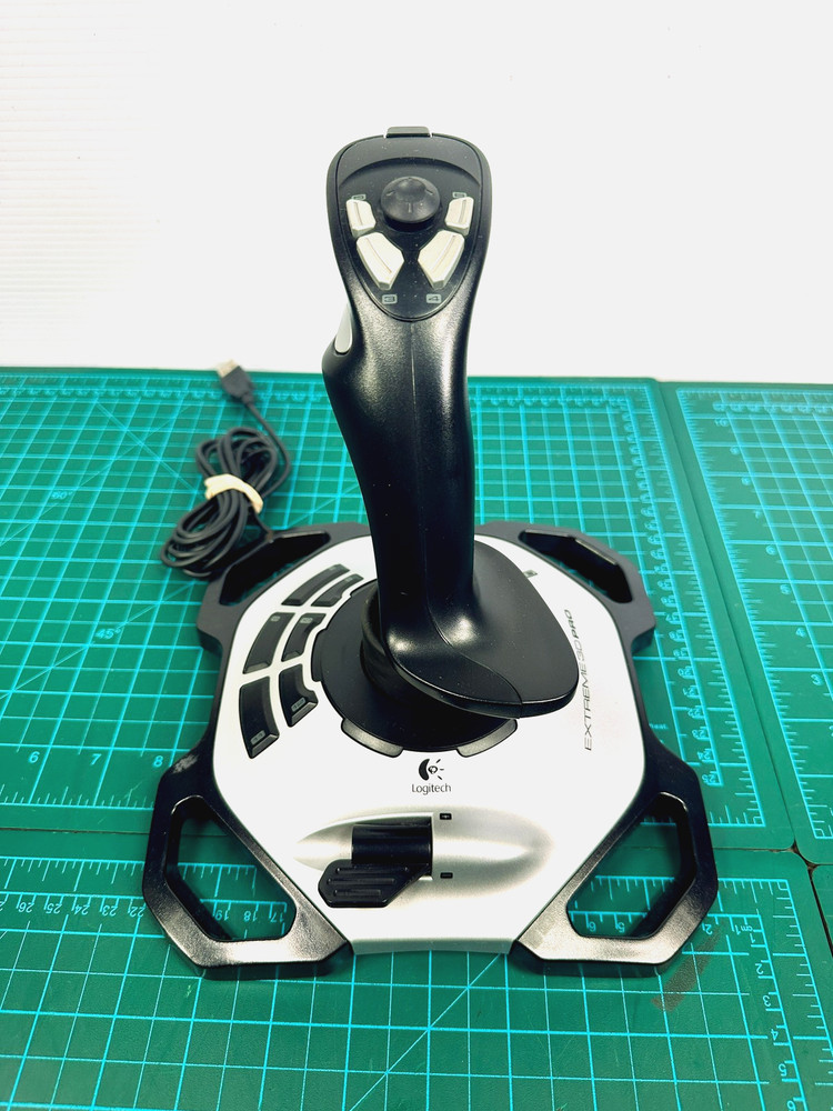 Logitech Extreme 3D Pro Gaming Flight Joystick USB Wired For PC TESTED WORKING