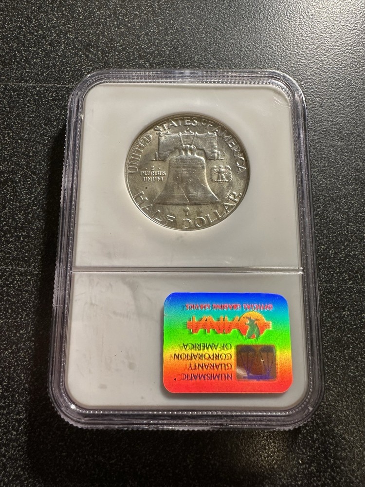 1957 D Franklin Half Dollar MS65FBL NGC