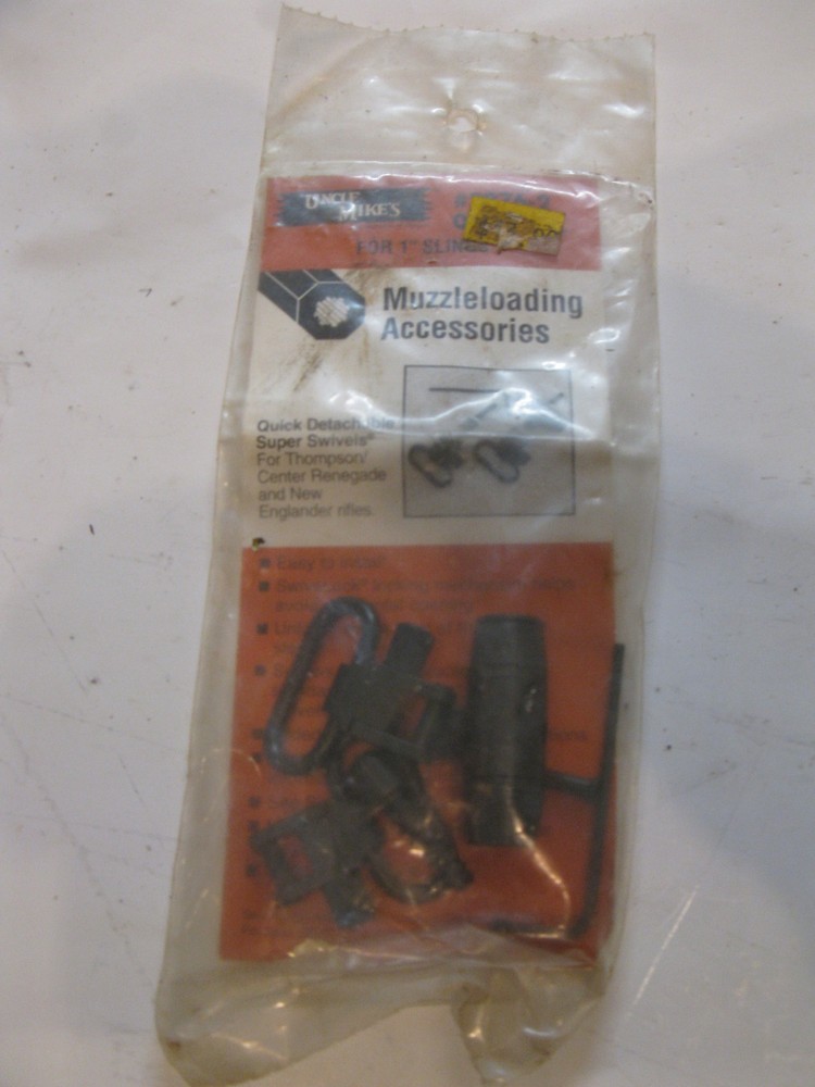 Muzzleloader Black Sling Swivels