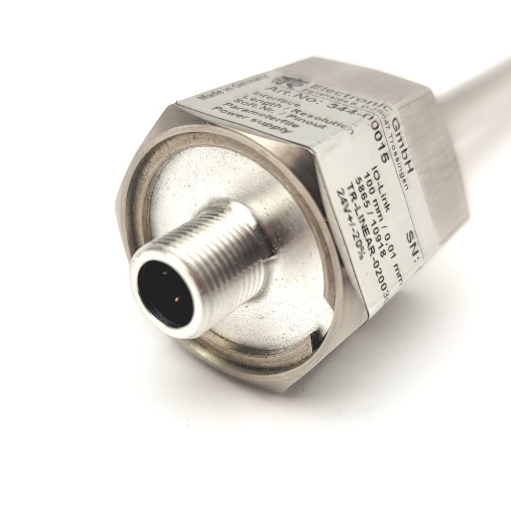 TR Electronic 344-00015 Analog Linear Encoder IO-Link, 100mm Length, M12 4-Pin