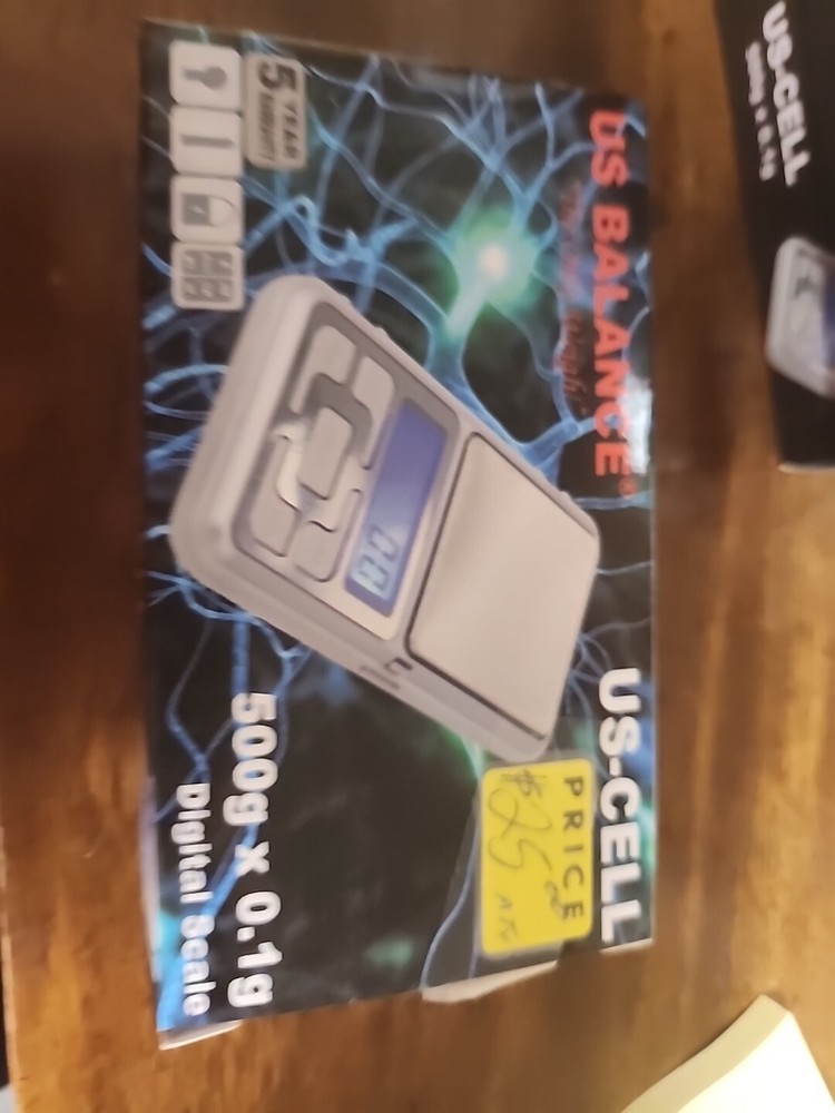 A digital scale US-cell 500g X O.1 #B50