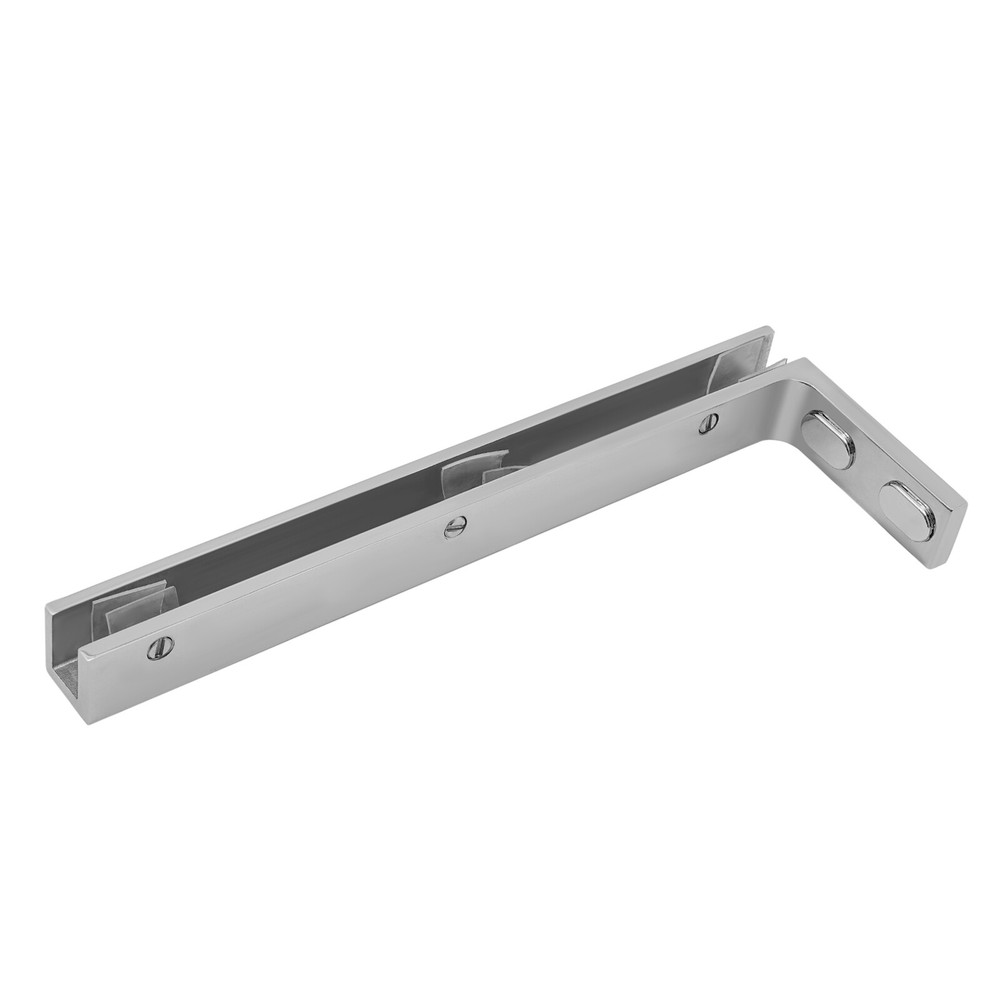 Glass Door L-Shape Stabilizing Bracket, Glass Support Bracket Stabilizer