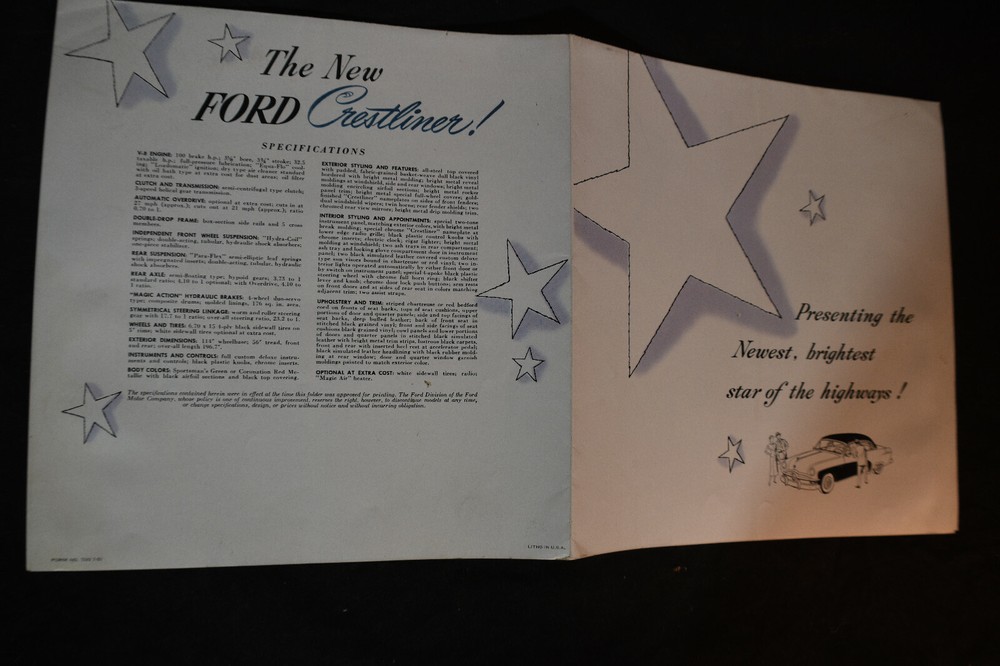 1950 Ford Crestliner Brochure