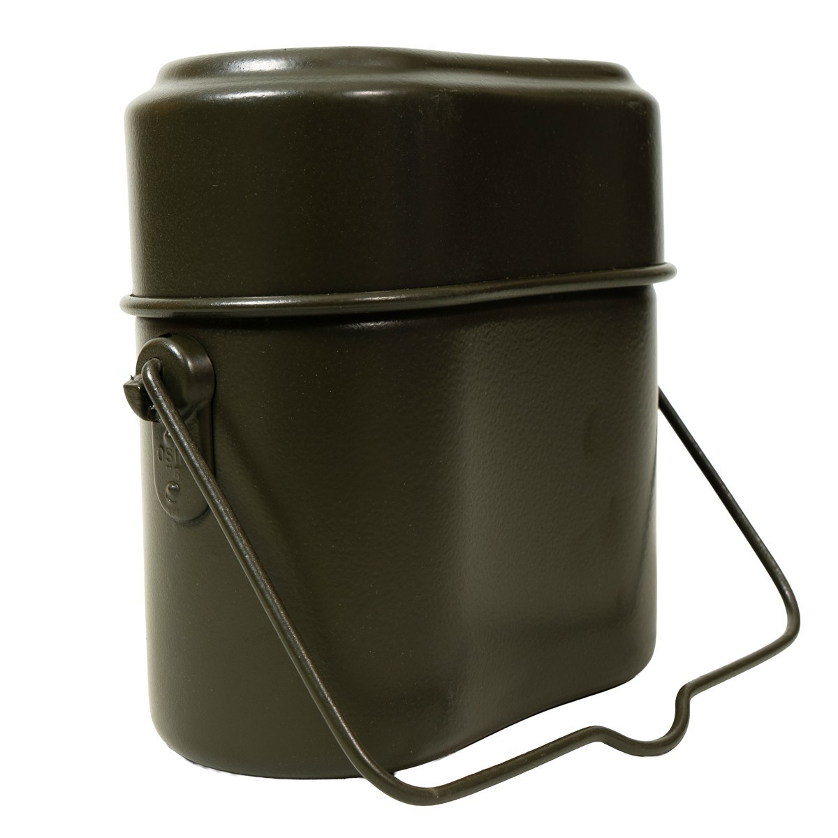 Original Italian Army Mess Tins - Olive - New Unissued - Military Surplus Cans