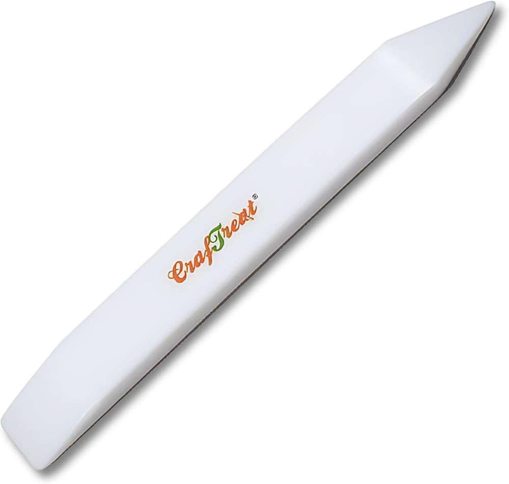 Teflon Bone Folder and Scoring Tool - Large Bone Folder - Paper Scorer for Paper