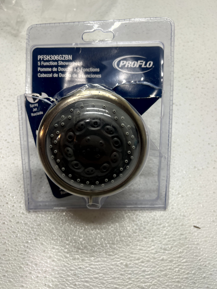 PROFLO PFSH306G Nickel 1.8 Gpm 5 Function Shower Head