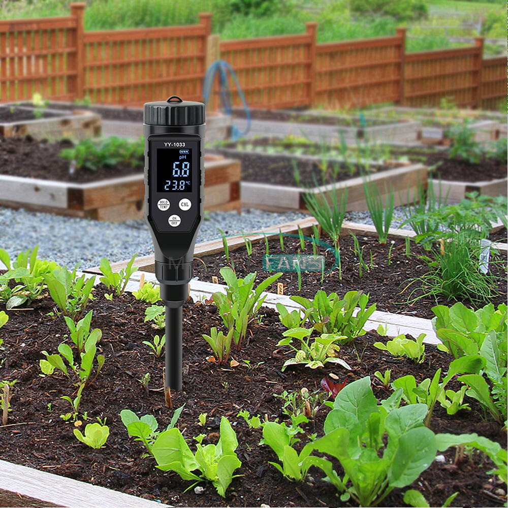 Smart Soil PH Meter 0.0~14.0pH Bluetooth Soil Data Logger Temp Acidity Analyzer