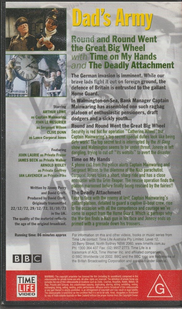 Dad's Army, Special Edition - VHS Tape