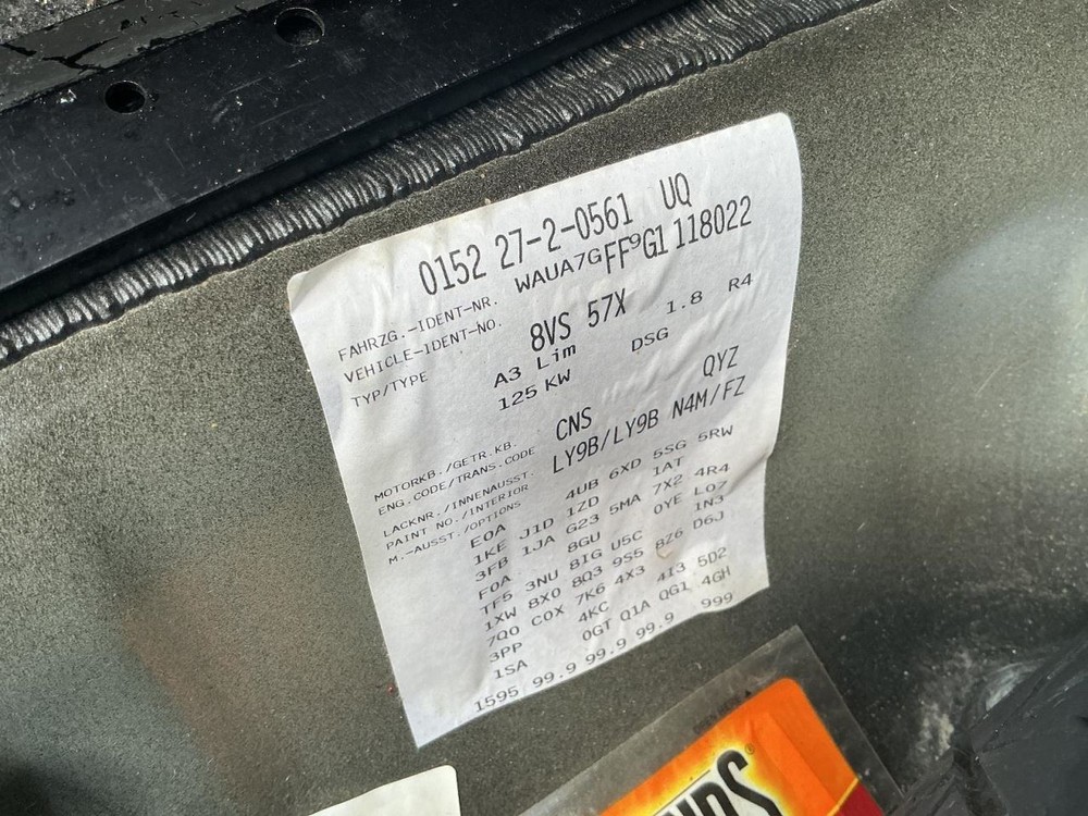 Passenger Right Front Window Regulator Fits 15-20 AUDI A3 4789243