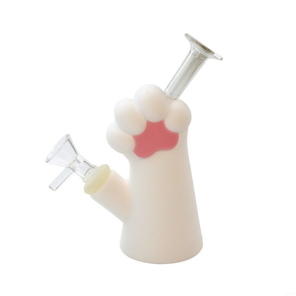 Random Blind Box Hookah Silicone & Glass Smoking Water Pipe Bong with Bowl USA