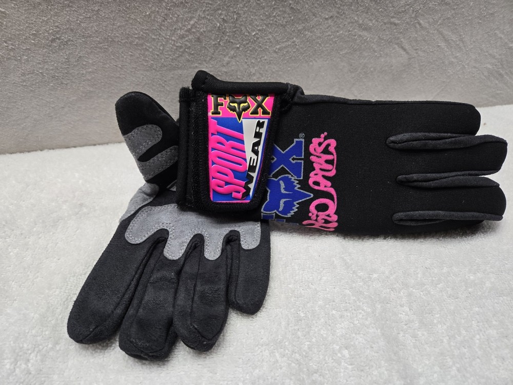 Fox H2O Paws Black Medium Moto X Fox 1990's