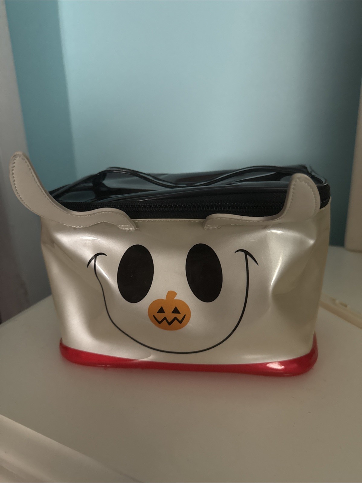 Disney The Nightmare Before Christmas Zero Figural GITD Cosmetic Train Case