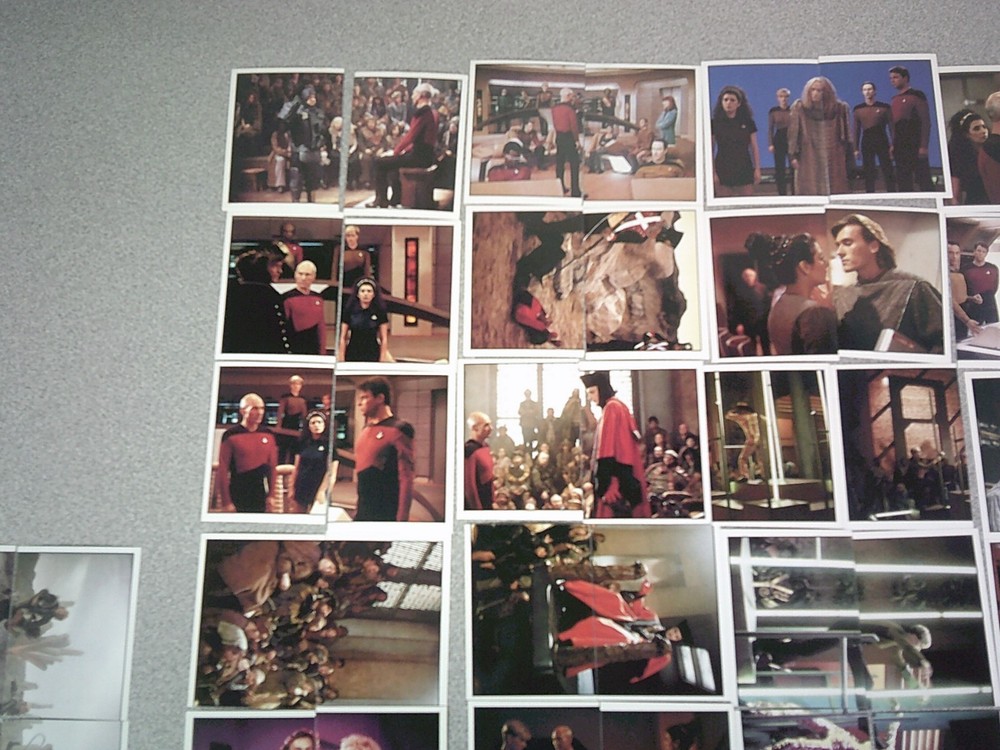 1987 Paramount Star Trek Miniature Sticker Starter Set