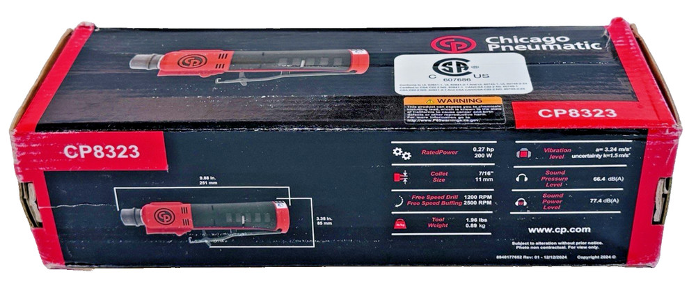 Chicago Pneumatic CP8323 Cordless Tire Buffer, 7/16" Hex Quick Change Bare Tool
