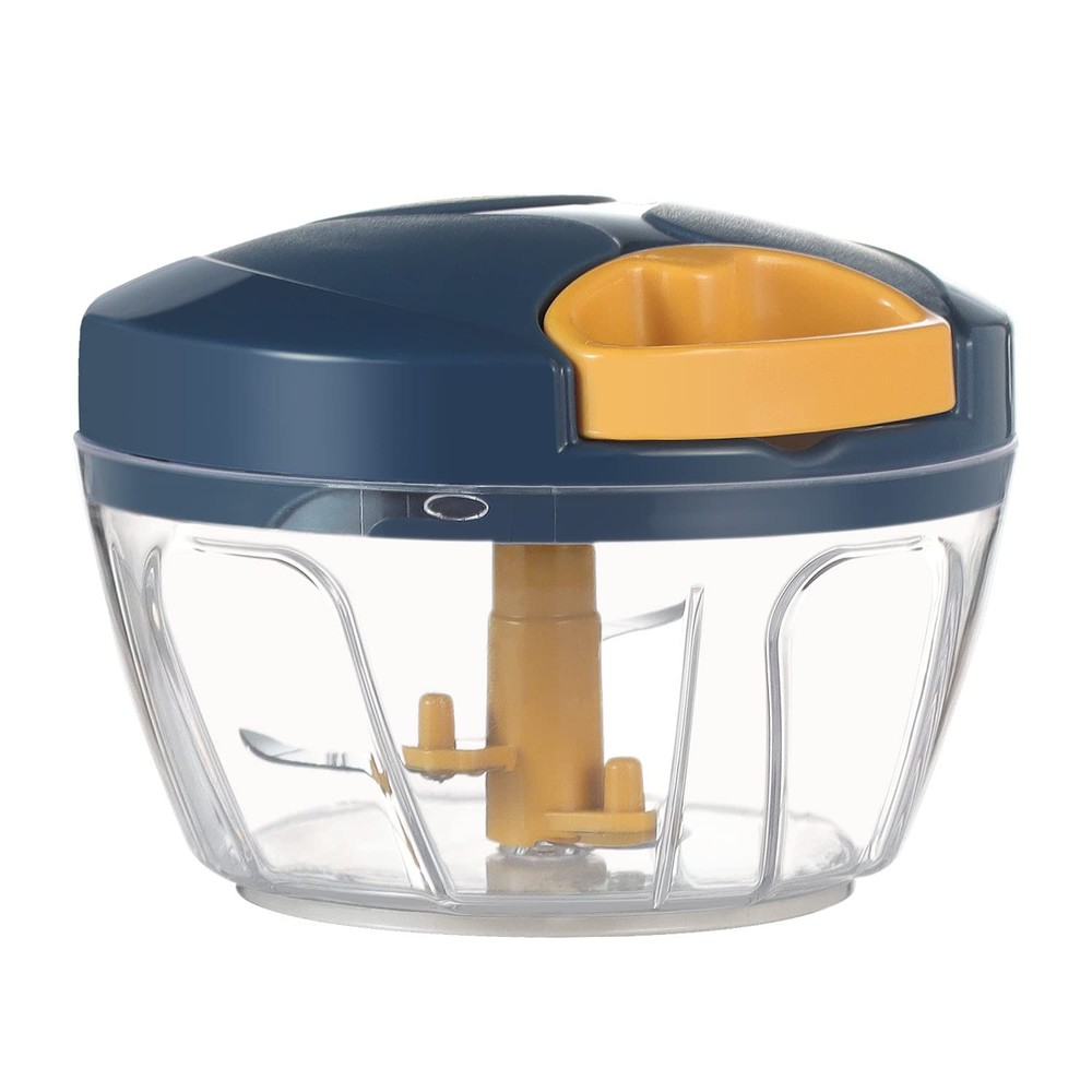Ourokhome Manual Food Processor Vegetable Chopper Portable Hand Pull String Garl