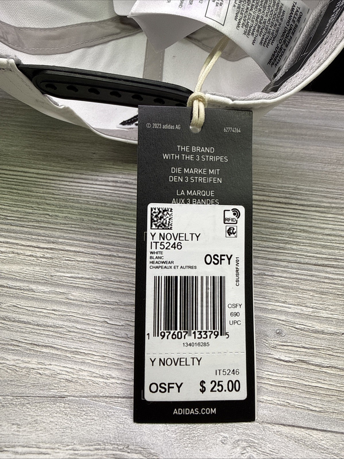 Adidas Golf Hat SnapBack Rope Cap White Youth New With Tags NWT OSFY