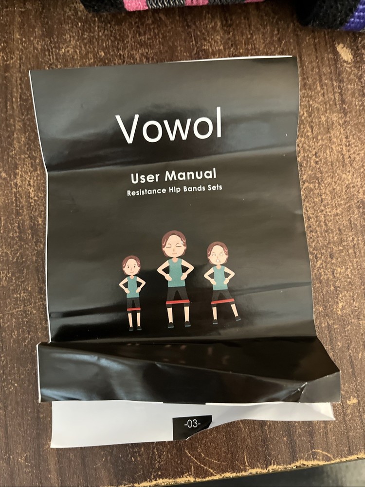 Vowel Resistance Hip Bands Sets New Open Box