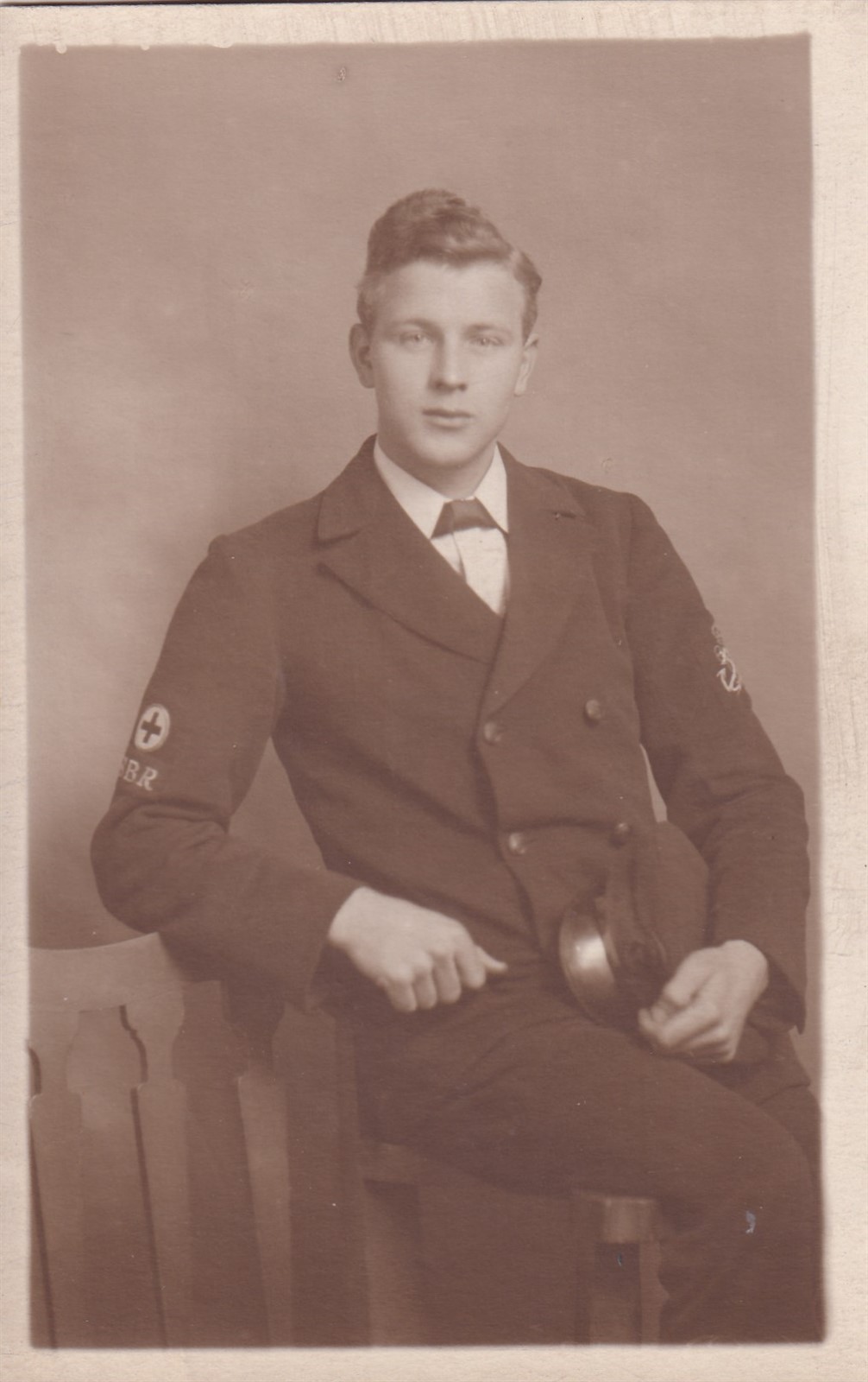 WWI RPPC Real Photo Postcard BRITISH ROYAL NAVY AUXILIARY SICK BERTH ASBR 259