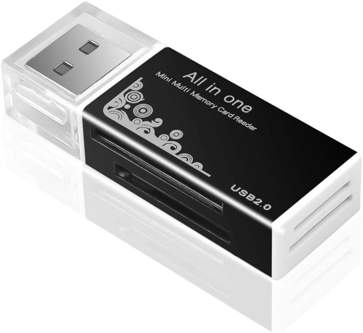 Portable Aluminum SD Card Reader Pack: Supports Multiple Card Types & Devices