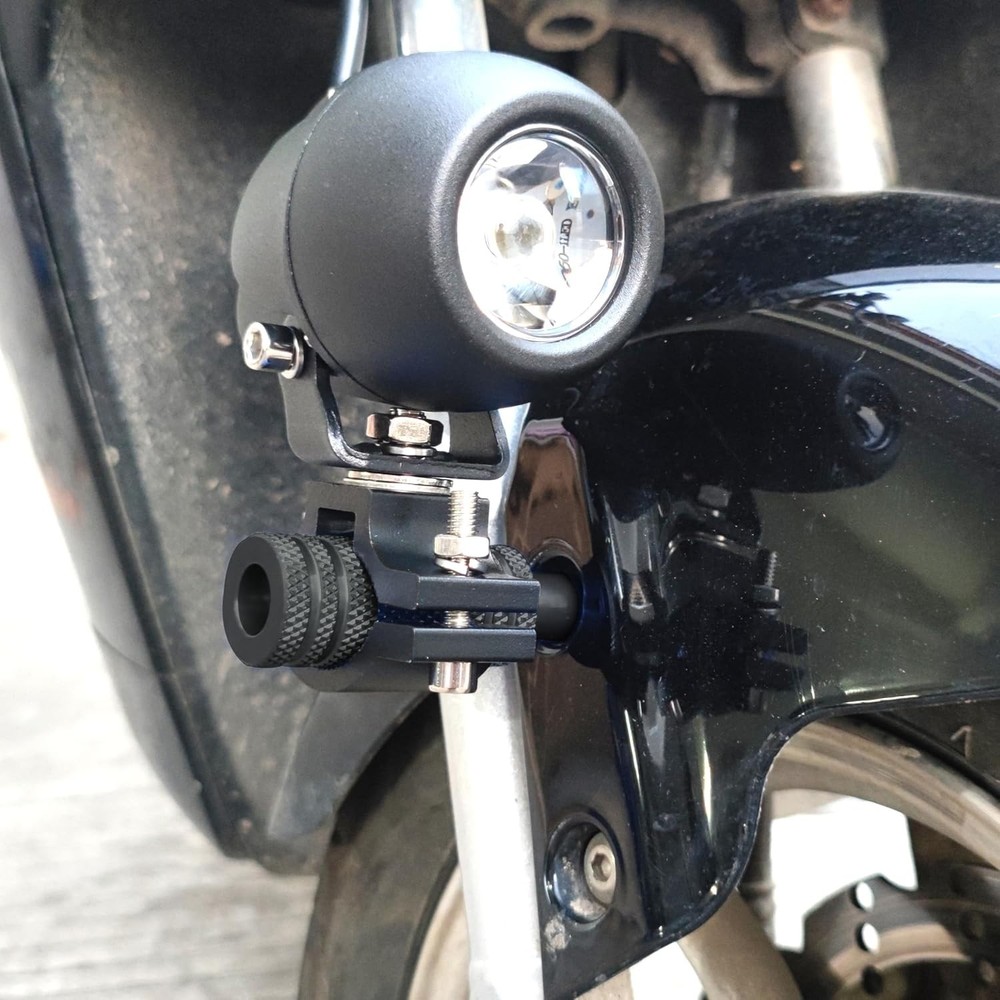 Universal Motorcycle Driving Light Mount Bracket M8/M6 for Enhanced Visibility