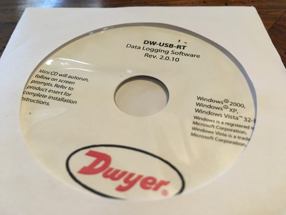 Dwyer DW-USB-RT Real Time USB Data Logger Temp, humidity, dew point