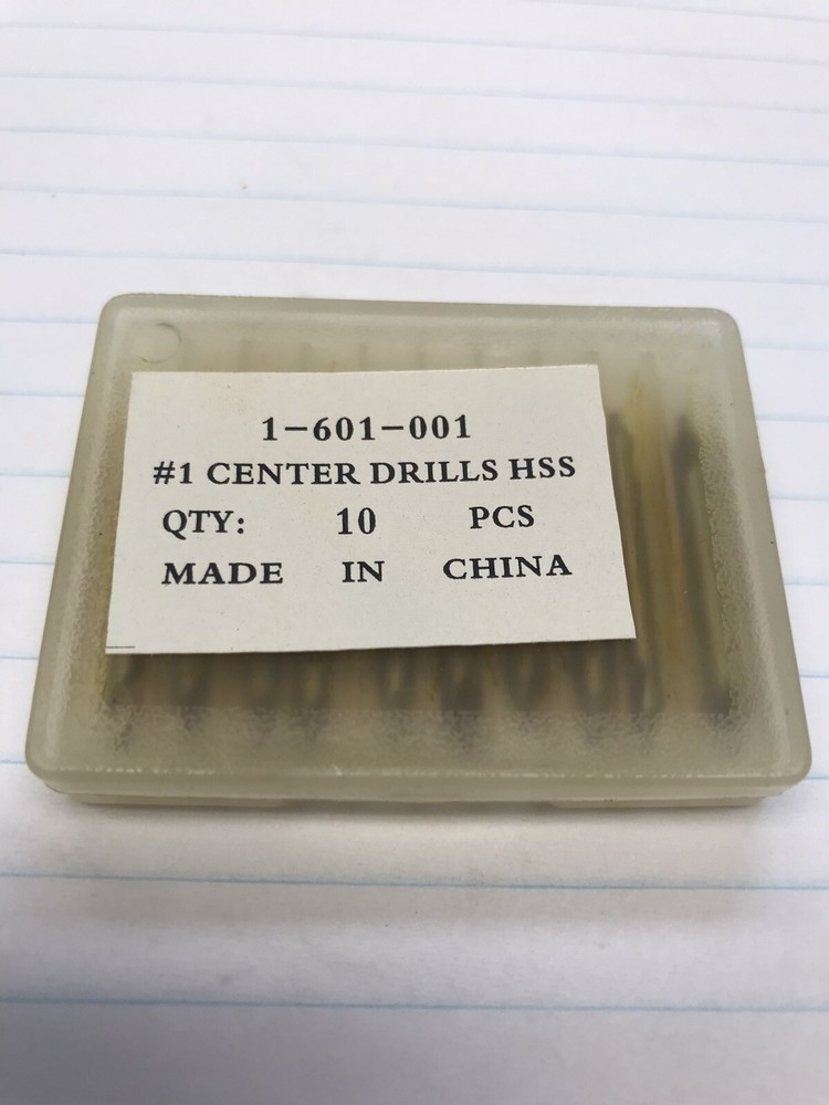 10 pcs. #1 HS COMBINED DRILL & COUNTERSINKS. IMPORT (loc stk)