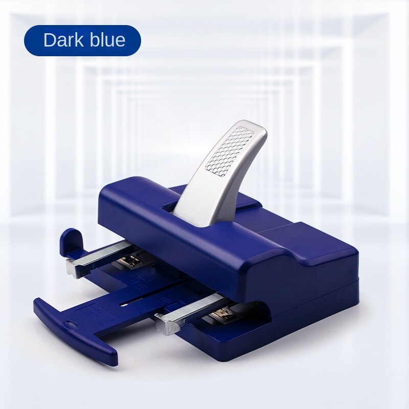 Double Head Stapler Manual Office Household Document Paper Binding Machine