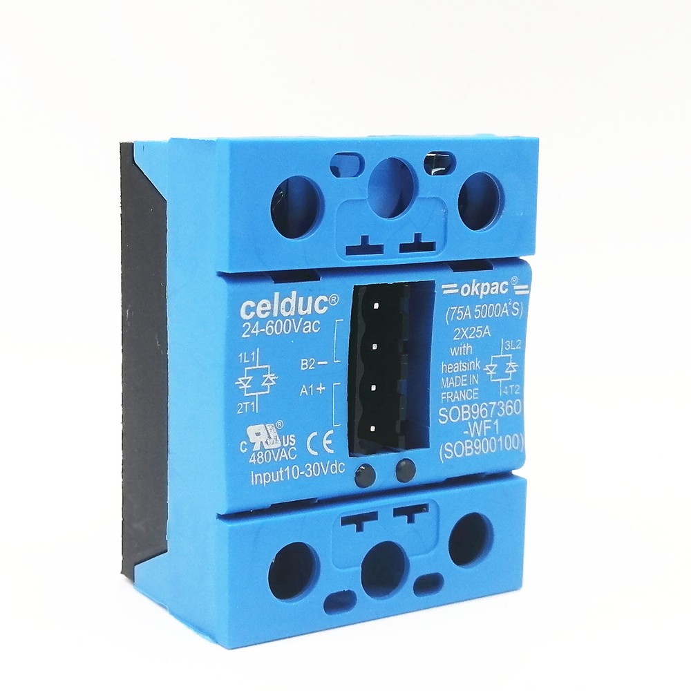 1pcs SOB967360 -WF1(SOB900100) 2*25A Solid State Relay