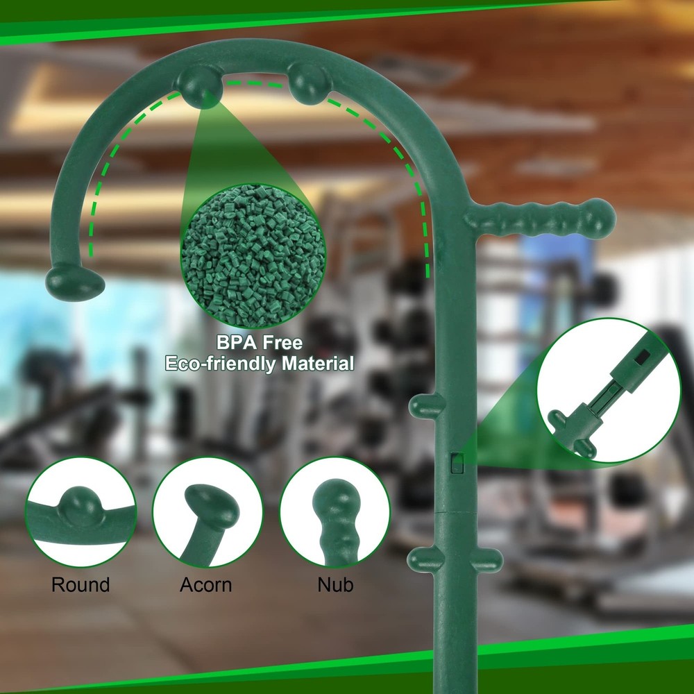 Shrdaepe 2 Pack Massage Trigger Point Cane, Body Deep Tissue, Handheld Back, ...