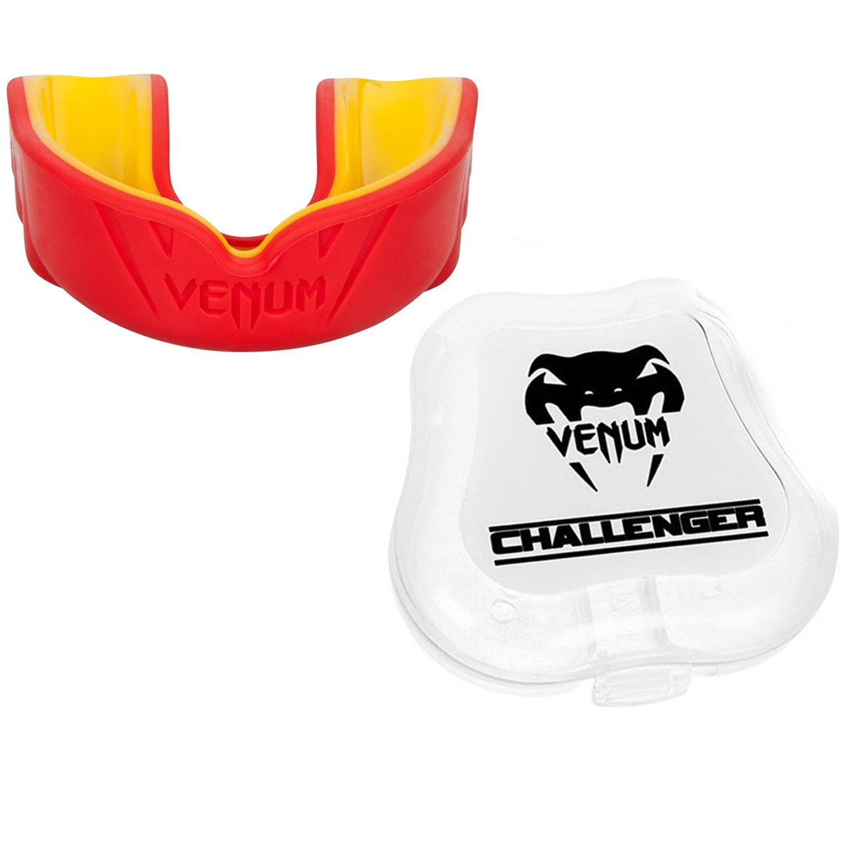 Venum Challenger Mouthguard - Red/Yellow