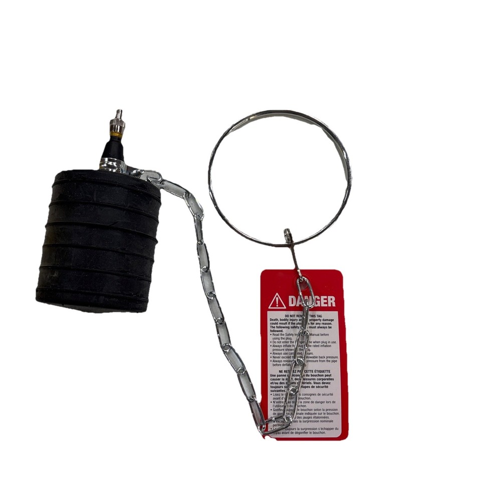 Cherne 270108 Test Ball Plug,Pneumatic,2.5 In,Rubber