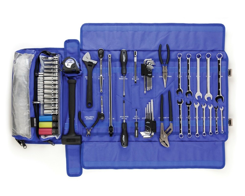 Sparco 68-Piece Trackside Tool Roll BoxoUSA Tools SPA918