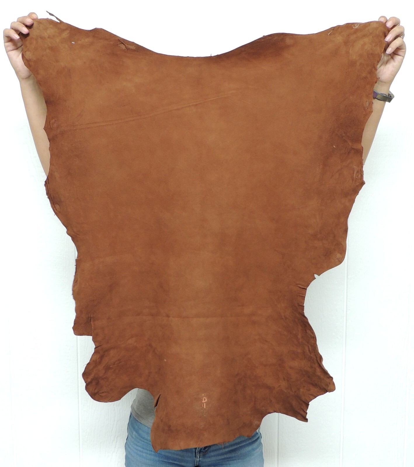 WHISKEY BUCKSKIN Leather Hide for Native Crafts Taxidermy SCA LARP Skin Pelt
