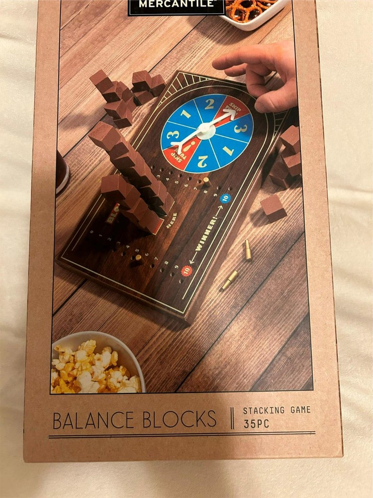 STUDIO MERCANTILE  BALANCE BLOCKS  STACKING GAME  MSRP $34  NEW