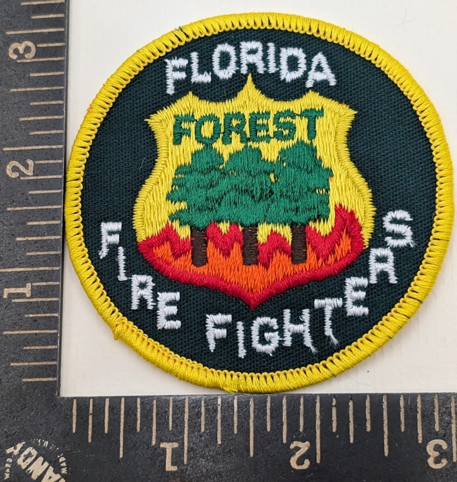 Florida Forest Fire Fighters Patch – Forestry Fire Embroidered Badge