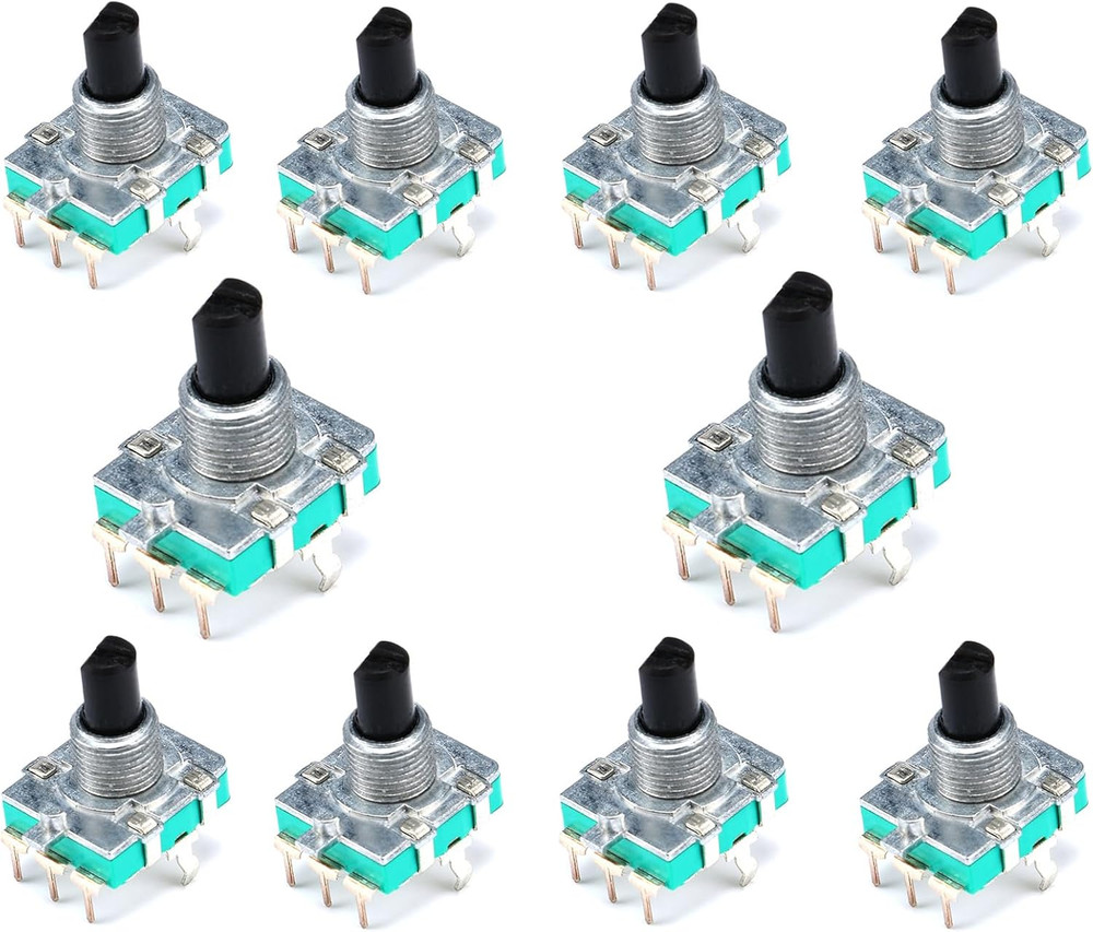 10Pcs EC16 360 Degree Rotary Encoder Code Switch Digital Potentiometer E16 Audio