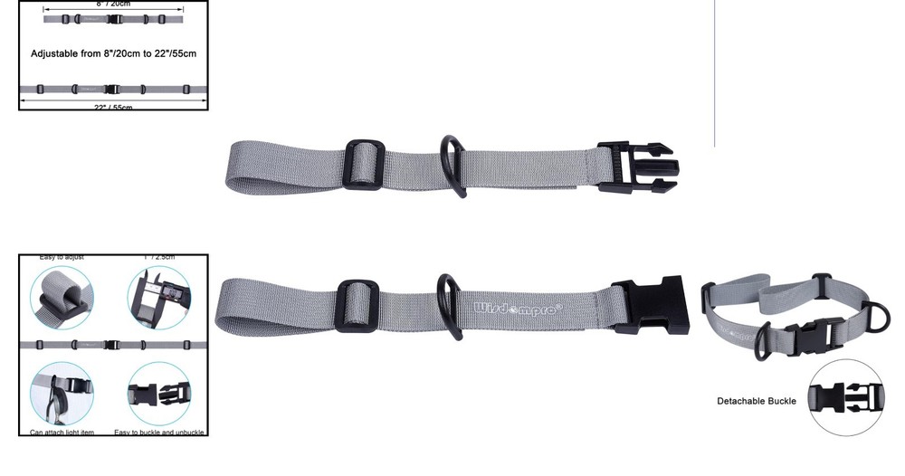 Hands-Free Adjustable Backpack Chest Strap with Durable Quick Release Buckle