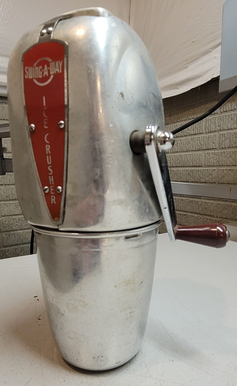 1950s/60s Swing-A-Way Ice Crusher Vintage Antique All Metal