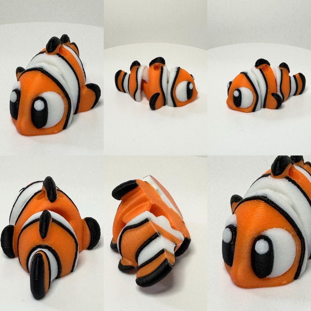 (5 Pack) Clownfish Desk Fidget Toy