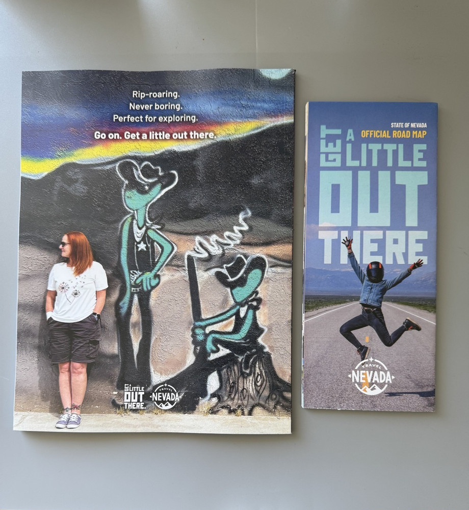 Official State Travel Guide-Nevada Travel Guide & State Map-2PC SET