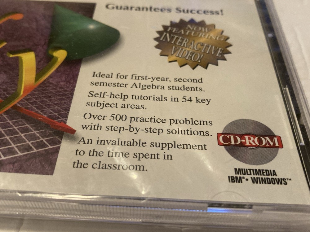 Pro One Multimedia Algebra II CD-ROM Windows 95/3.1