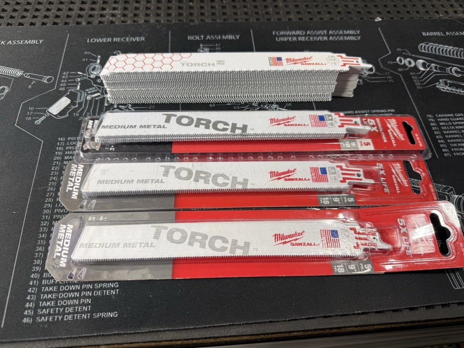 Mikwaukee 12” 5789 9” 5788 6” 5784 9” 5202 And HILTI 362541 Sawzall Blades New