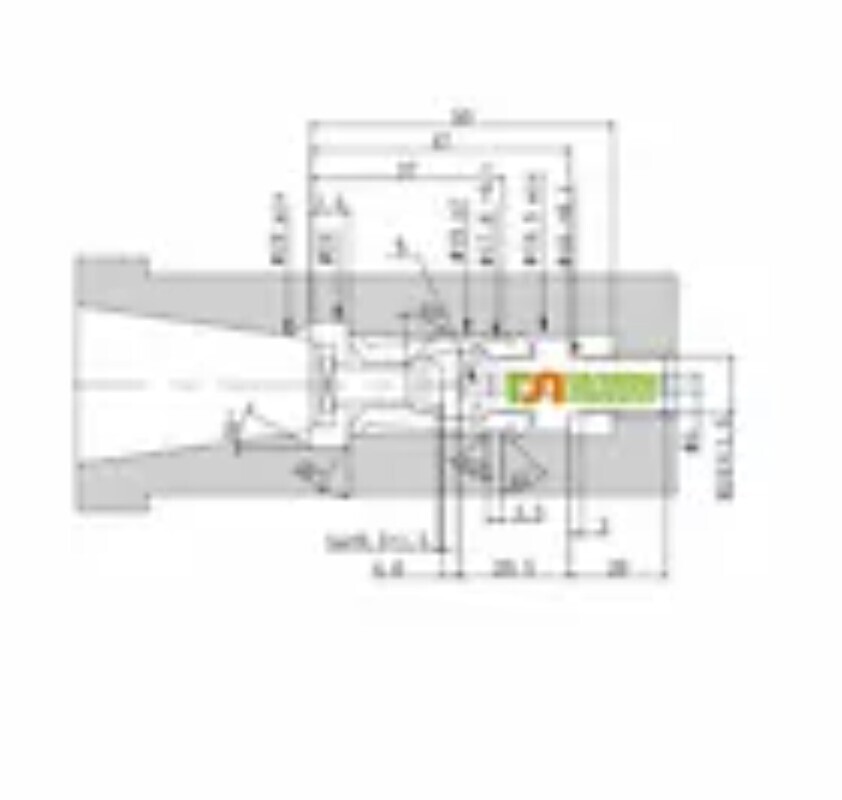 BT30 4 Petal Clamp Pull Claw CNC Spindle 45 Degree Outer Screw Pull