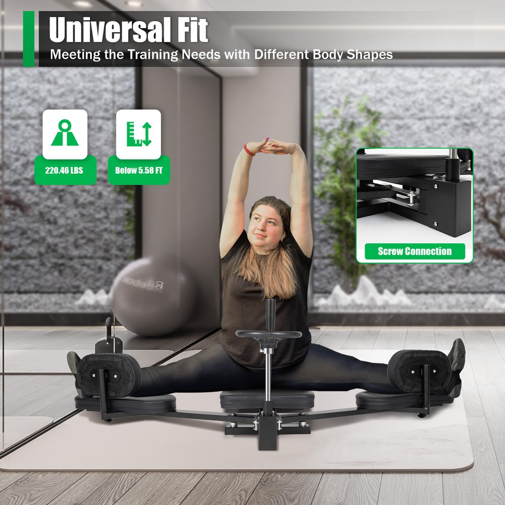 Leg Stretcher Split Machine Split Machine for Flexibility Adults 3 Bar Leg Split