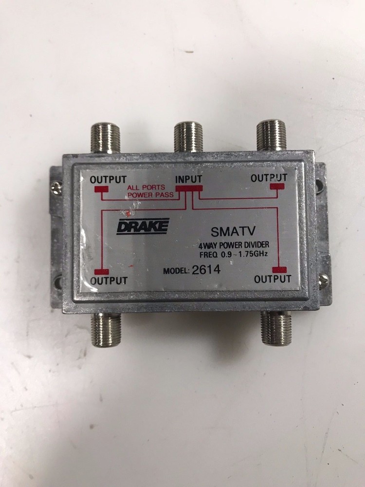 DRAKE SMATV 4 WAY SPLITTER