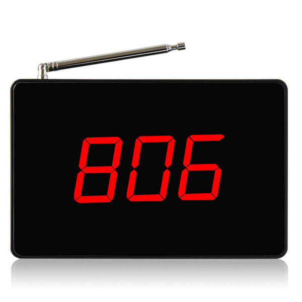 Wireless Restaurant Service Calling System 1 Screen and 10 Call Buttons 5 Keys