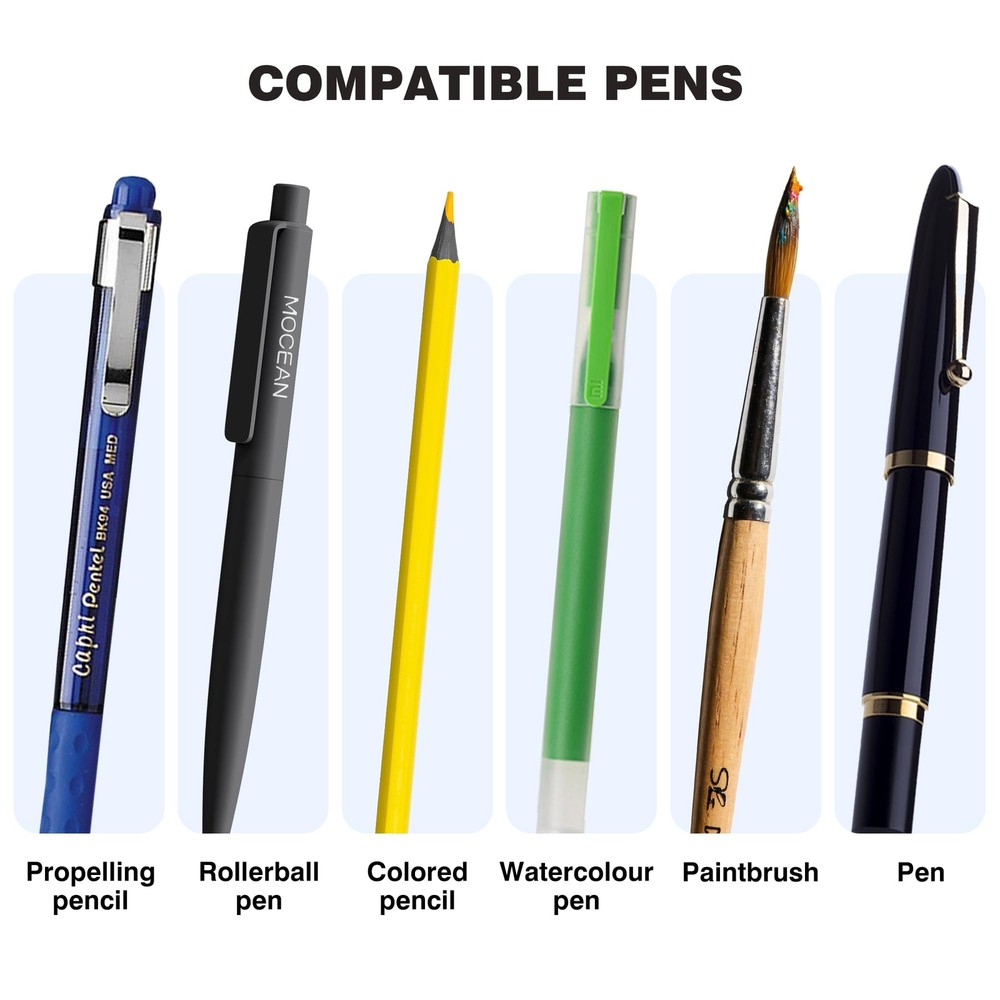 ELETIUO 6-Pack Pencil Grips,Ergonomic Triangular Design with Assorted Colors