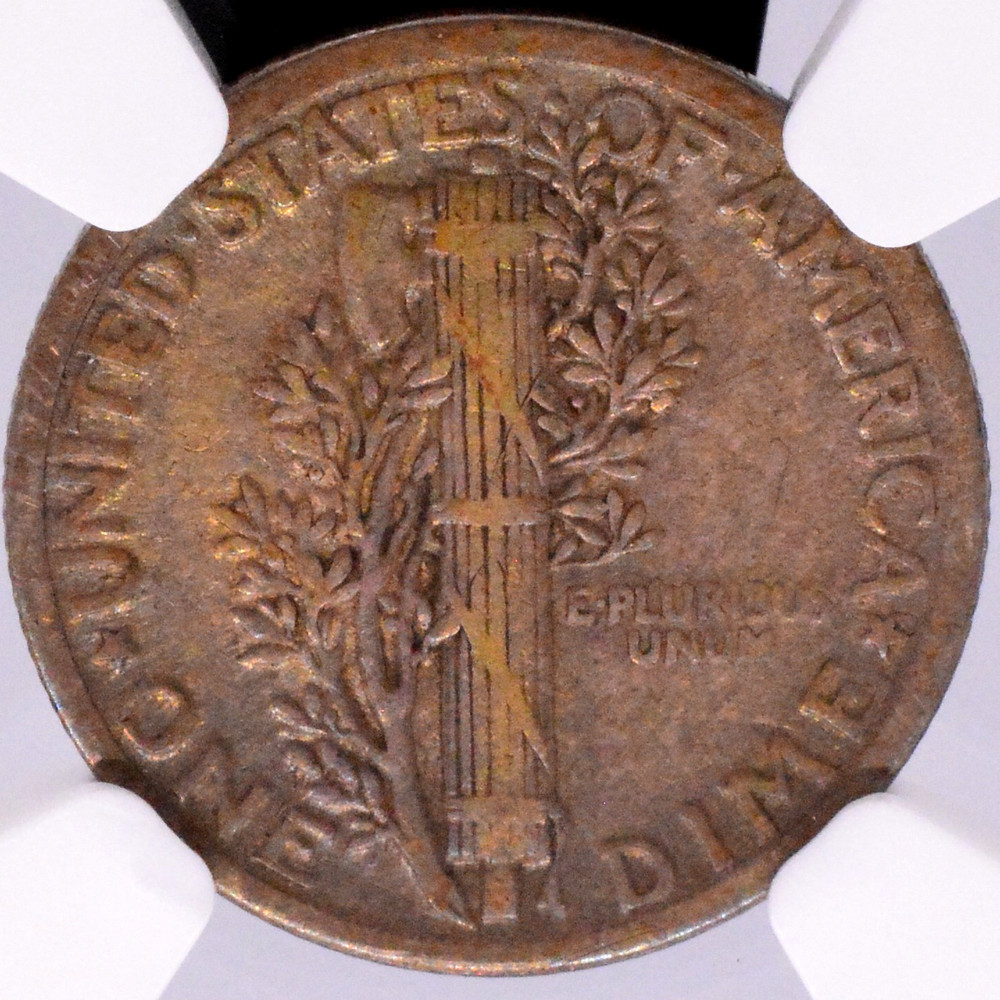 NGC XF! 1921 MERCURY DIME