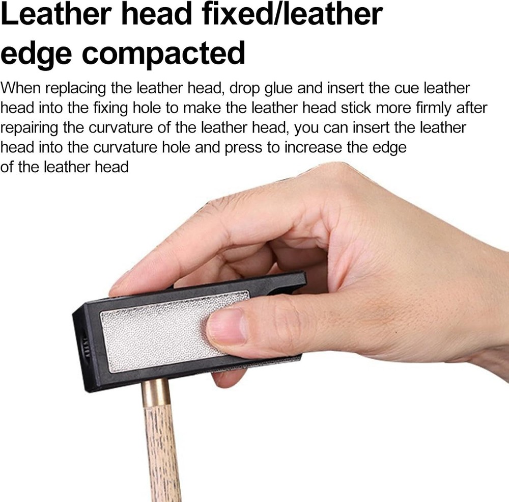 Compact 11-in-1 Pool Cue Tip Tool - Essential Accessories for Every Player